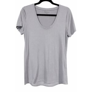Athleta Essence Vital Tee ST Small Tall Simply Lilac Scoop Neck UPF 50 Yoga Top